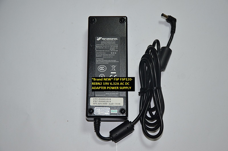 *Brand NEW* 19V 6.32A FSP FSP120-REBN2 AC DC ADAPTER POWER SUPPLY